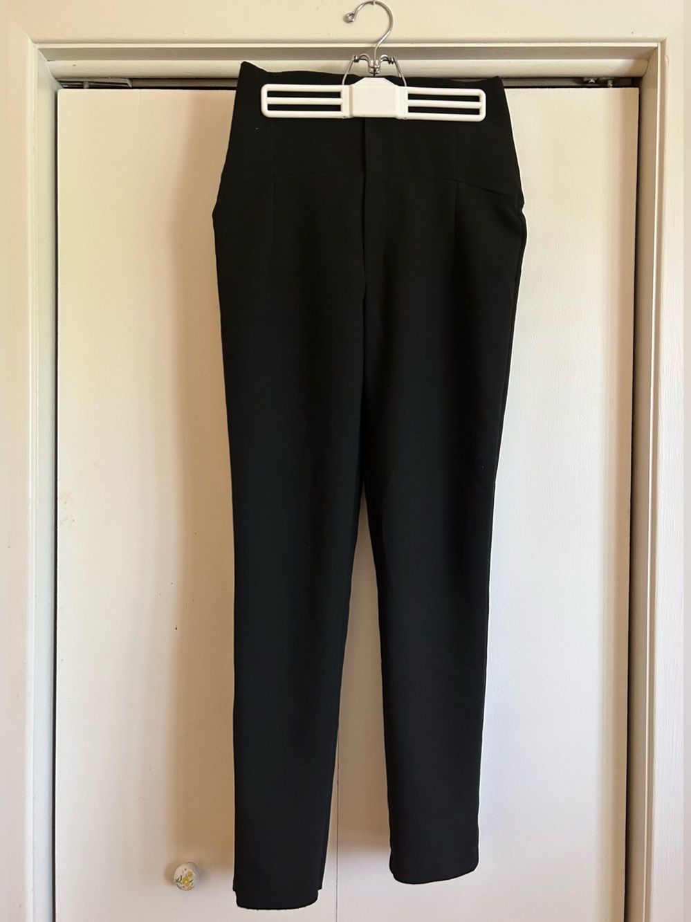 Zara Black Slim High-Waist Skinny Pants